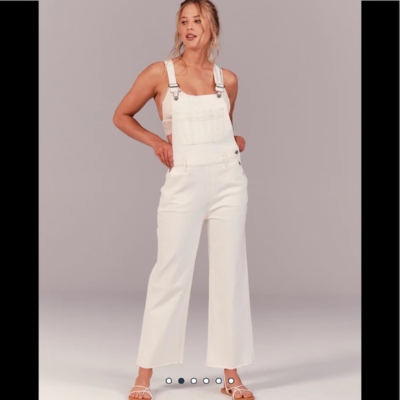 White Overalls -Abercrombie & Fitch - Picture 1 of 7
